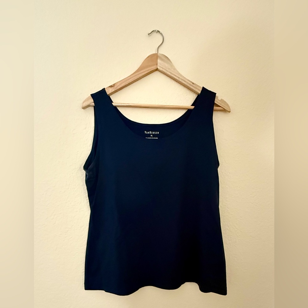 Van Heusen Classic Dark Blue Tank Top
